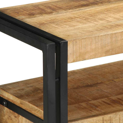 Tavolo consolle 120 x 33 x 75 cm legno massello di mango - homemem39