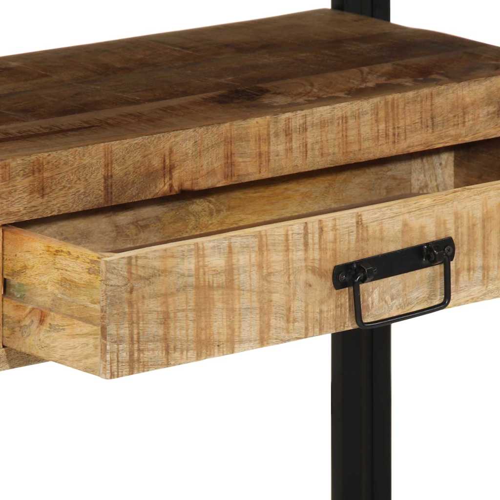 Tavolo consolle 120 x 33 x 75 cm legno massello di mango - homemem39