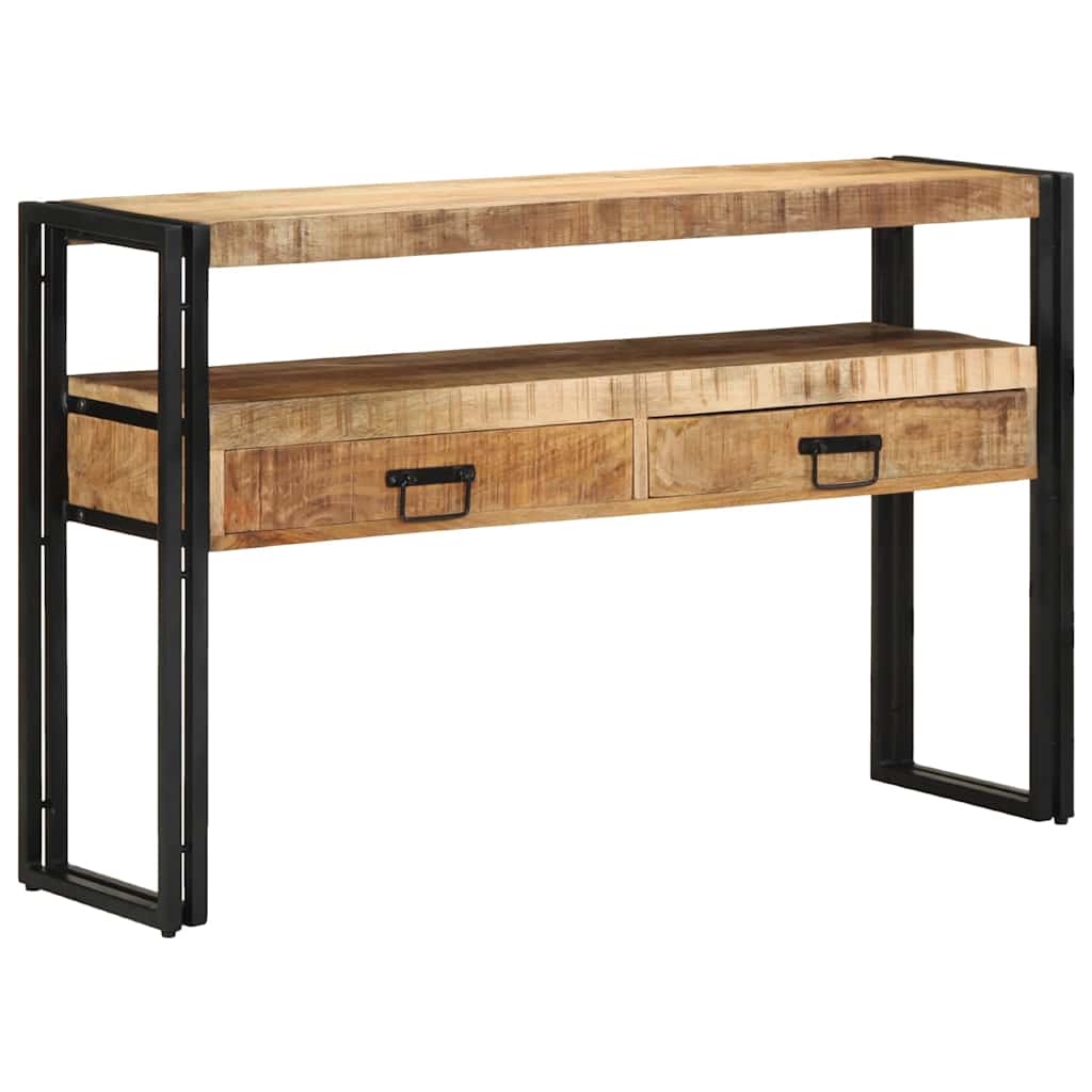 Tavolo consolle 120 x 33 x 75 cm legno massello di mango - homemem39