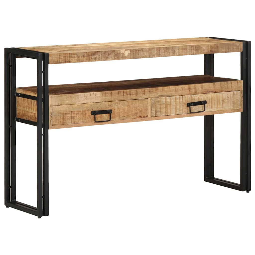 Tavolo consolle 120 x 33 x 75 cm legno massello di mango - homemem39