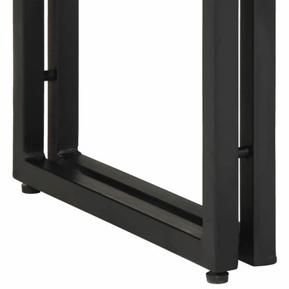 Tavolo consolle 120 x 33 x 75 cm legno massello di acacia