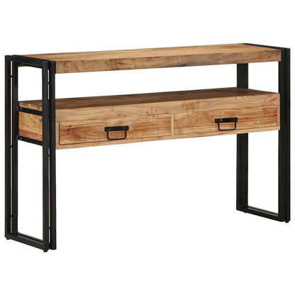 Tavolo consolle 120 x 33 x 75 cm legno massello di acacia