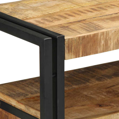 Tavolo consolle Marrone 90 x 33 x 75 cm legno massello di mango