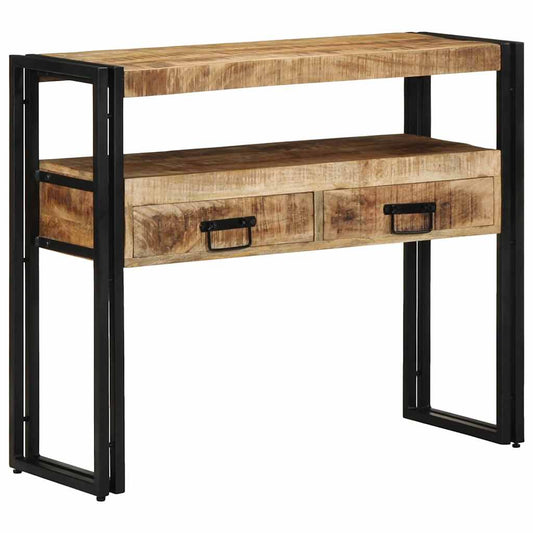 Tavolo consolle Marrone 90 x 33 x 75 cm legno massello di mango