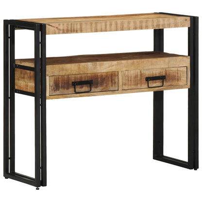 Tavolo consolle Marrone 90 x 33 x 75 cm legno massello di mango