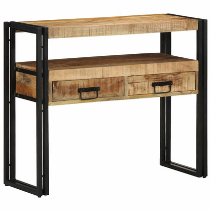 Tavolo consolle Marrone 90 x 33 x 75 cm legno massello di mango