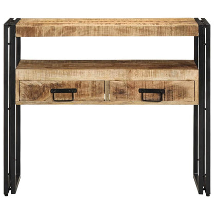 Tavolo consolle Marrone 90 x 33 x 75 cm legno massello di mango
