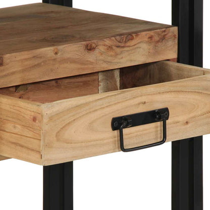 Tavolo consolle 90 x 33 x 75 cm legno massello di acacia - homemem39