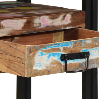Tavolo consolle 90 x 33 x 75 cm legno massello di riciclo