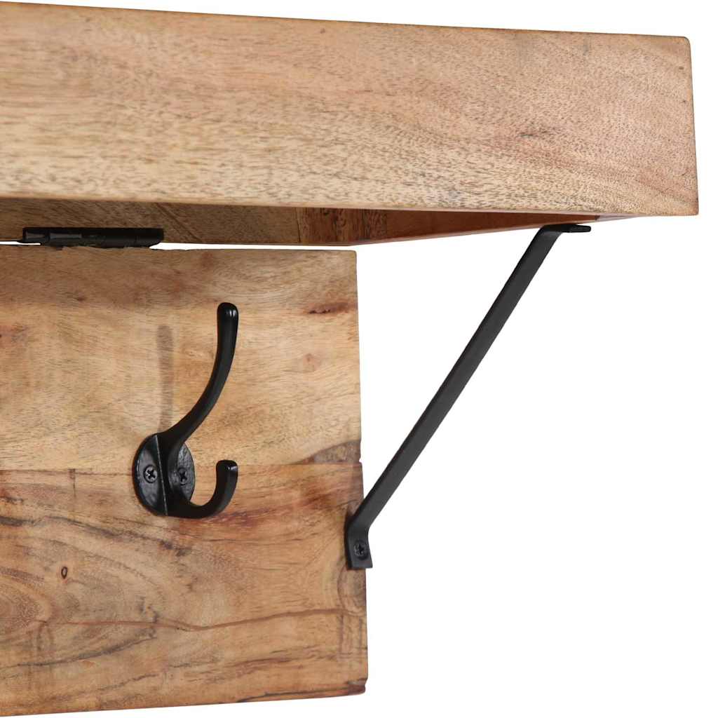 Appendiabiti Marrone 73 x 19 x 23 cm Legno massello di acacia