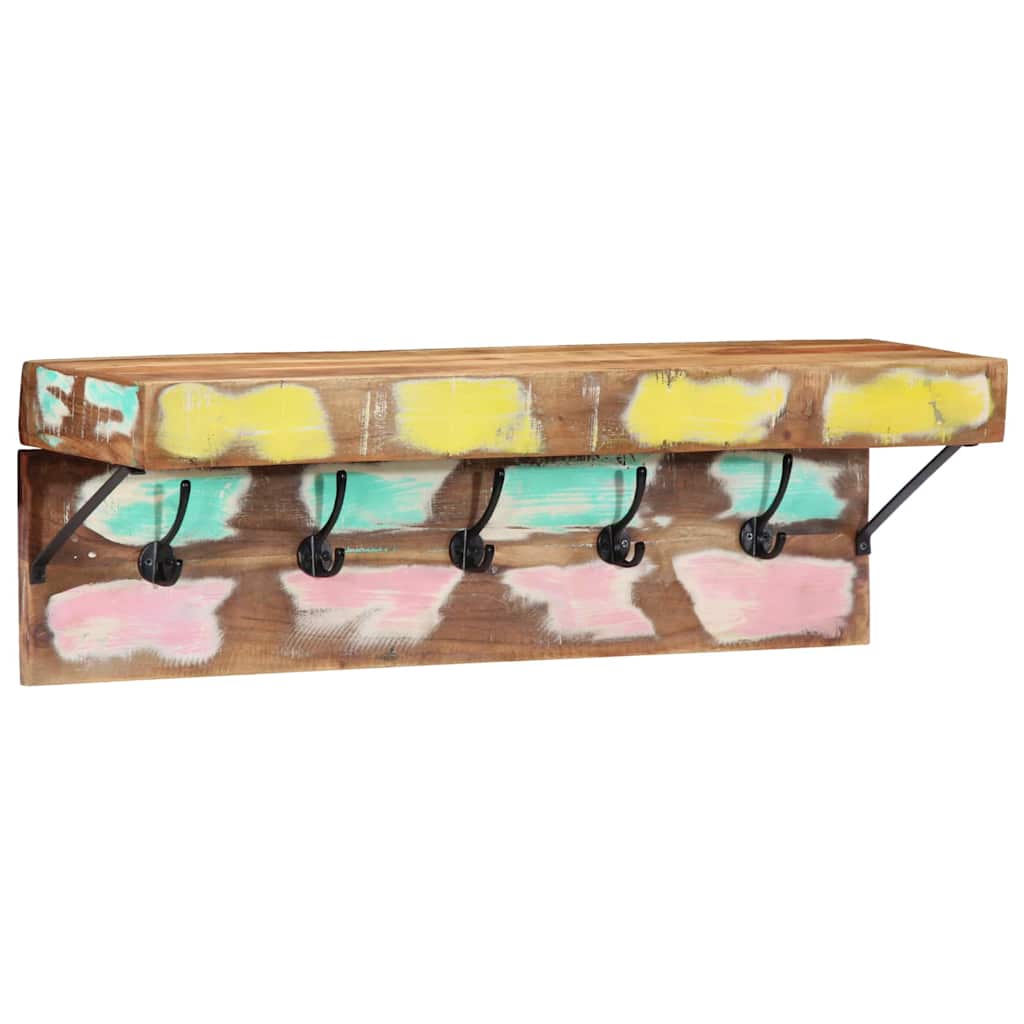 Appendiabiti Marrone 73 x 19 x 23 cm Legno massello di recupero