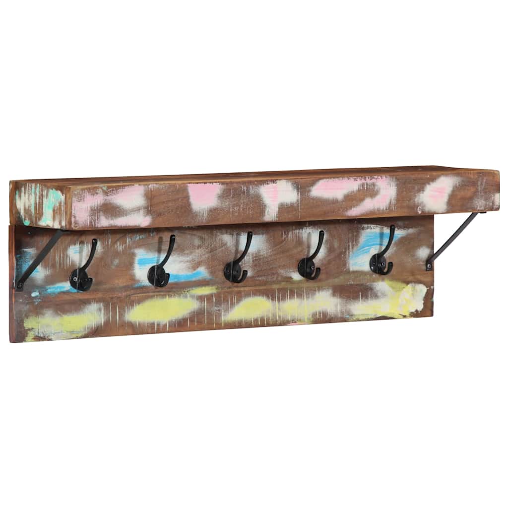 Appendiabiti Marrone 73 x 19 x 23 cm Legno massello di recupero