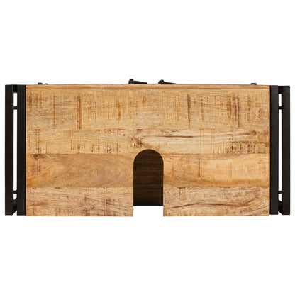 Armadio sottolavello con porta Marrone Legno di mango massello | homemem39