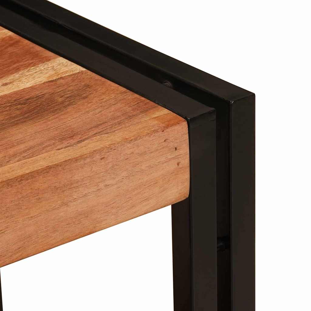 Armadio da bagno con cassetto Marrone Legno di Acacia Massello | homemem39