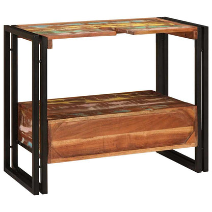 Armadio da bagno Multicolore Legno Recuperato Massello | homemem39