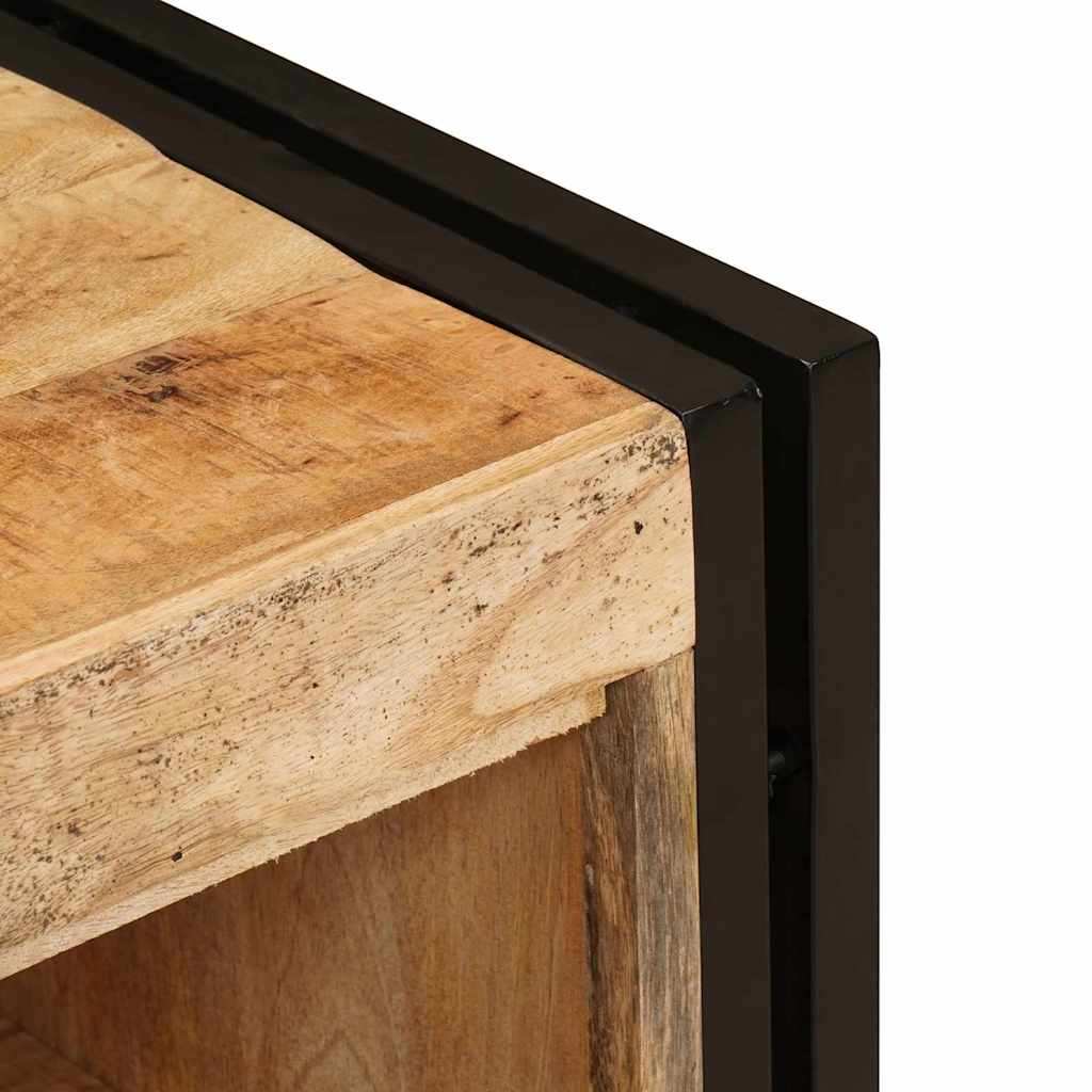 Armadio sottolavello con porta Marrone Legno di mango massello