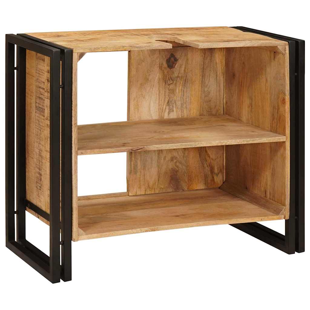 Armadio sottolavello con porta Marrone Legno di mango massello | homemem39