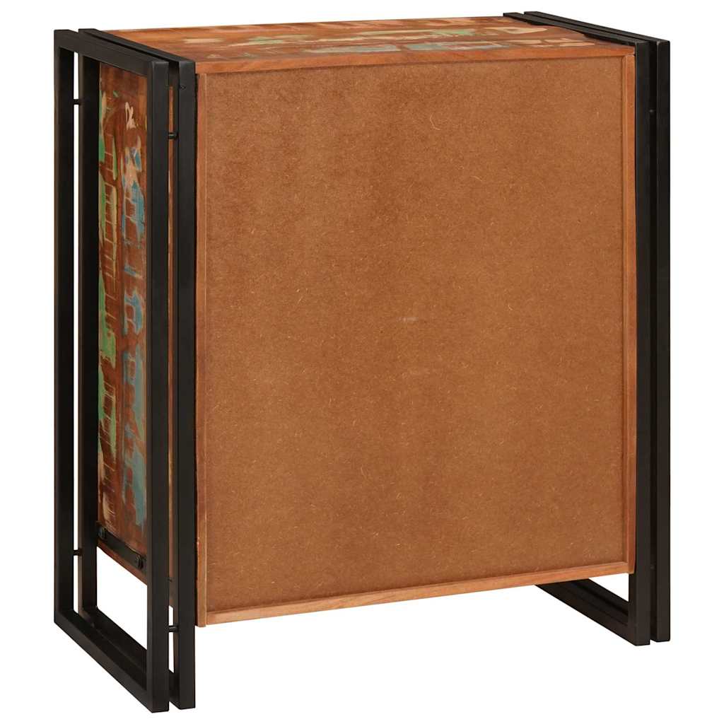 Armadio da Notte Multicolore legno massello di riciclo