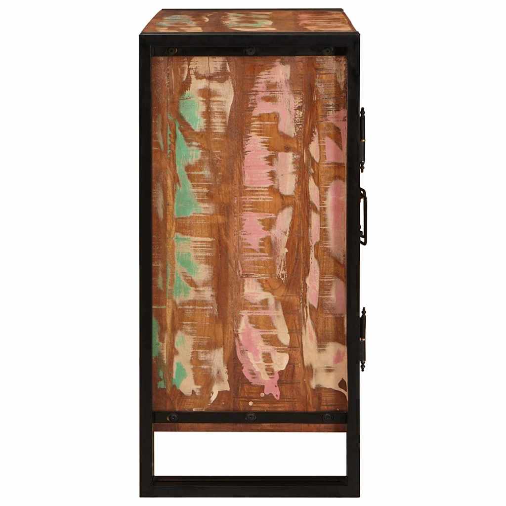 Armadio da Notte Multicolore legno massello di riciclo