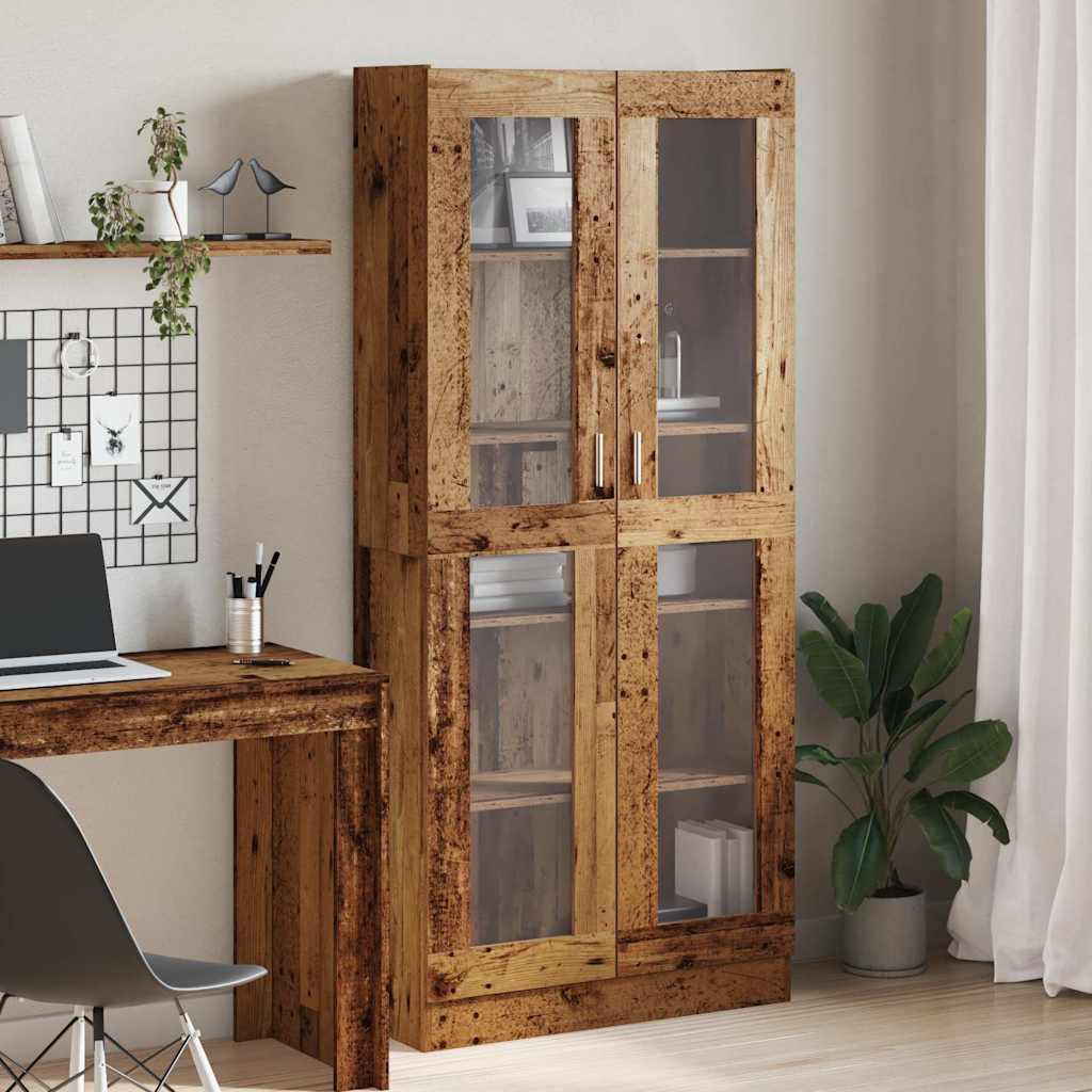 Credenza Legno Antico 82,5x30,5x185 cm in Truciolato | homemem39