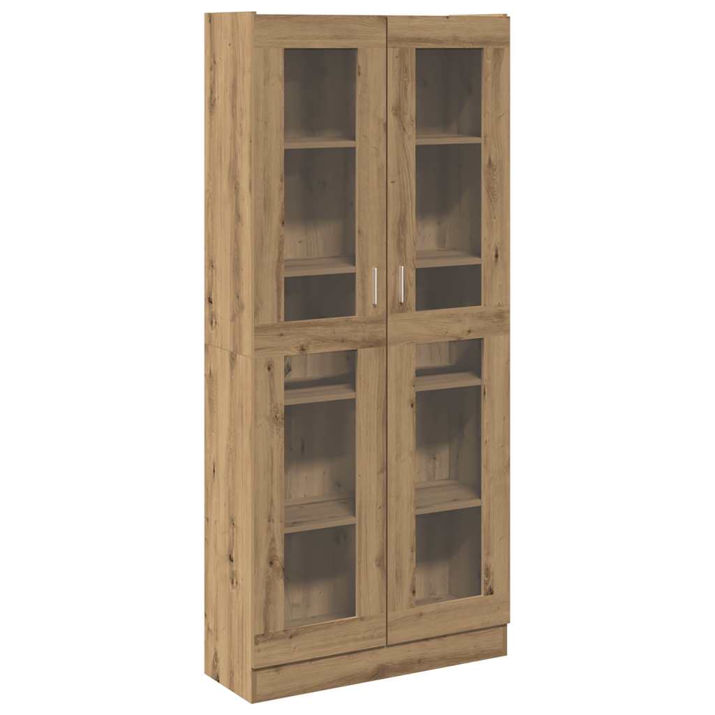 Credenza Alta Rovere Artigianale 82,5x30,5x185 cm in Truciolato | homemem39