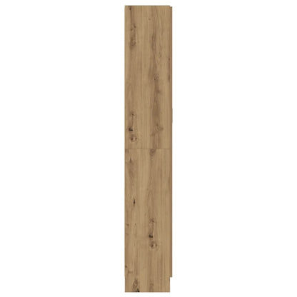Credenza Alta Rovere Artigianale 82,5x30,5x185 cm in Truciolato | homemem39