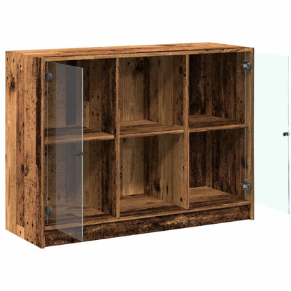 Credenza Legno Antico 102x37x75,5 cm in Legno Multistrato - homemem39