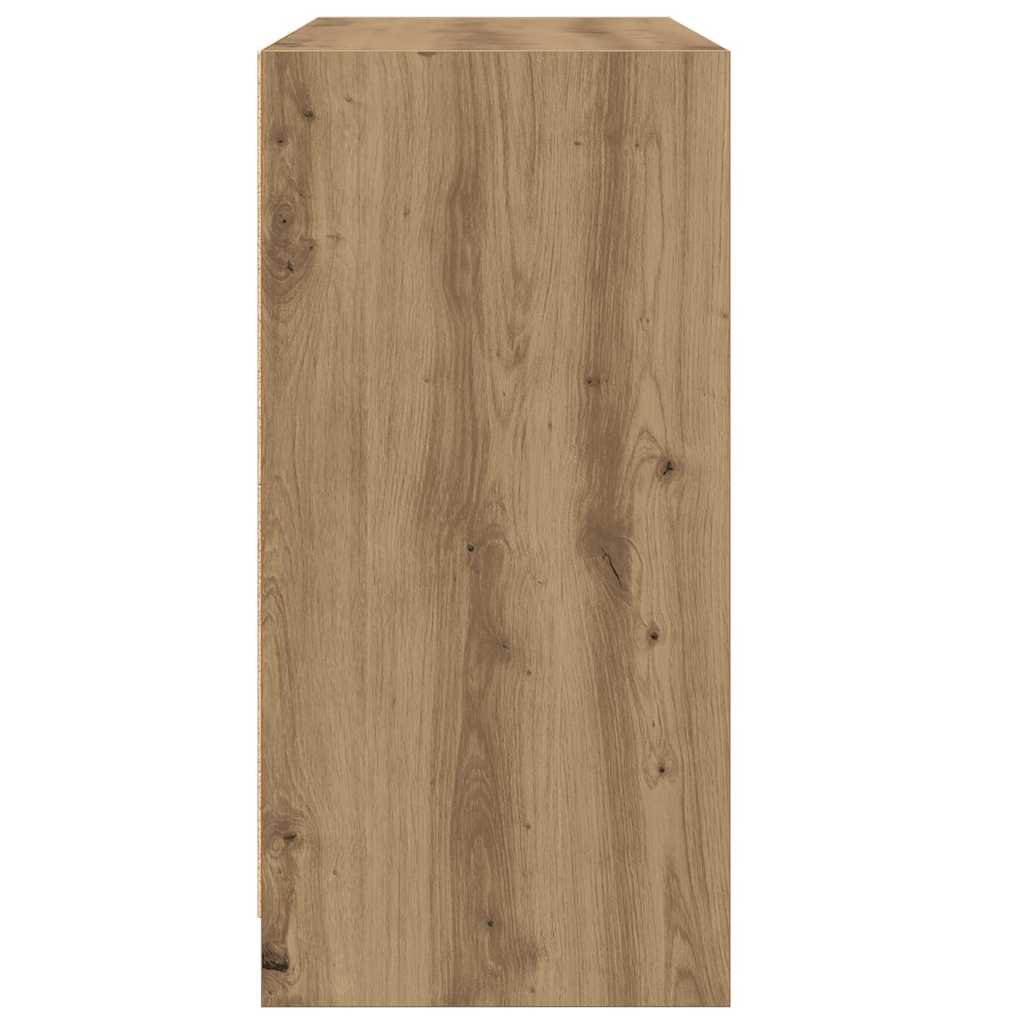 Credenza Rovere Artigianale 102x37x75,5 cm in Legno Multistrato