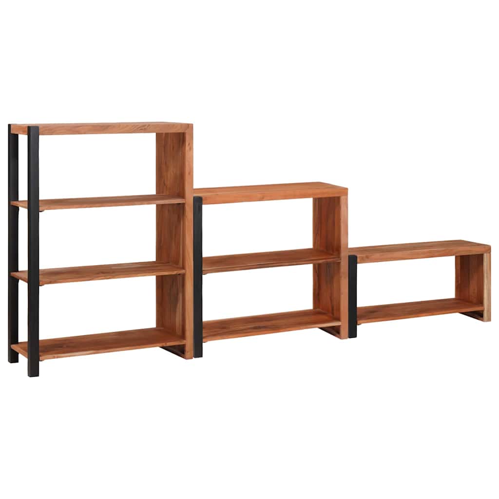Libreria 3 pcs Marrone 80 x 30 x 110 cm | homemem39