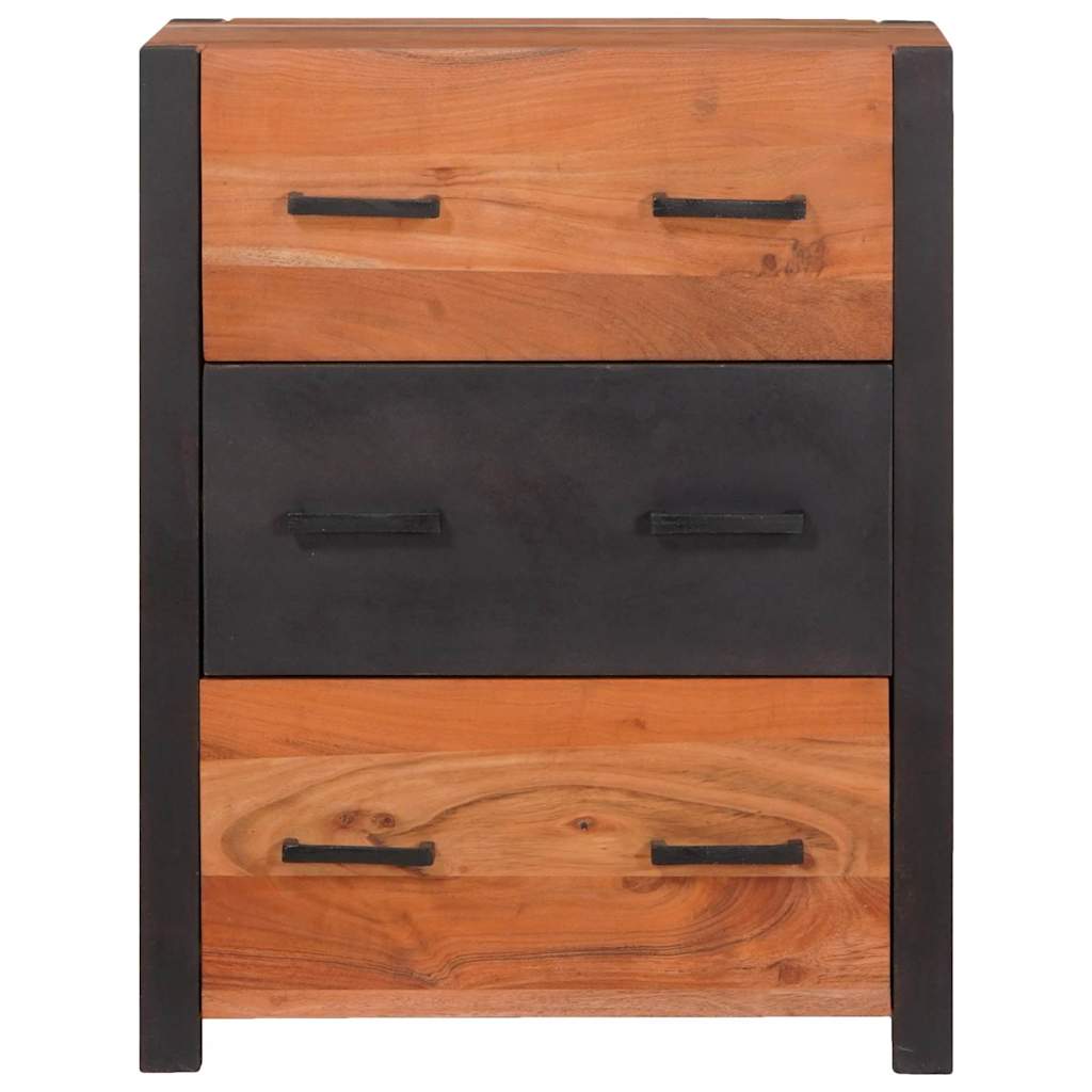 Credenza con cassetto 3 pcs Marrone 110 x 30 x 75 cm - homemem39