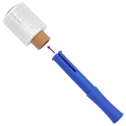Film Estensibile con Manico 10 pz Trasparente 23 μm 50cm x 150m | homemem39