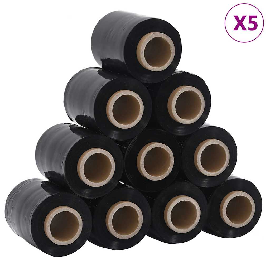 Film Estensibili 50 pz Nero 23 μm 10 cm x 150 m | homemem39