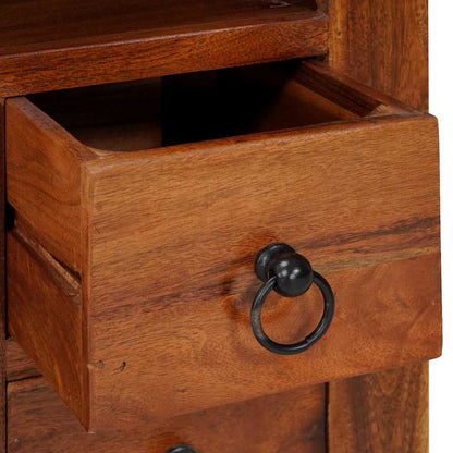 Credenza Marrone 80 x 30 x 55 cm legno massello di acacia