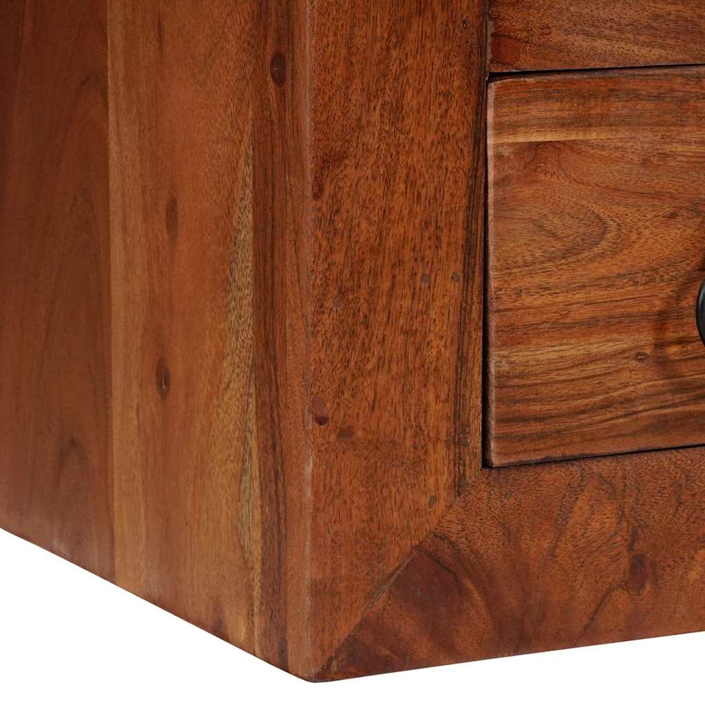 Credenza Marrone 80 x 30 x 55 cm legno massello di acacia