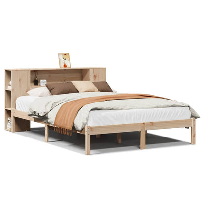 Letto Libreria senza Materasso 120x190cm Legno Massello di Pino - homemem39
