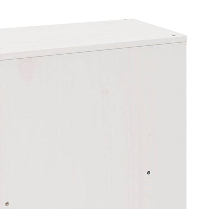 Letto Libreria senza Materasso Bianco 200x200 cm Legno di Pino - homemem39