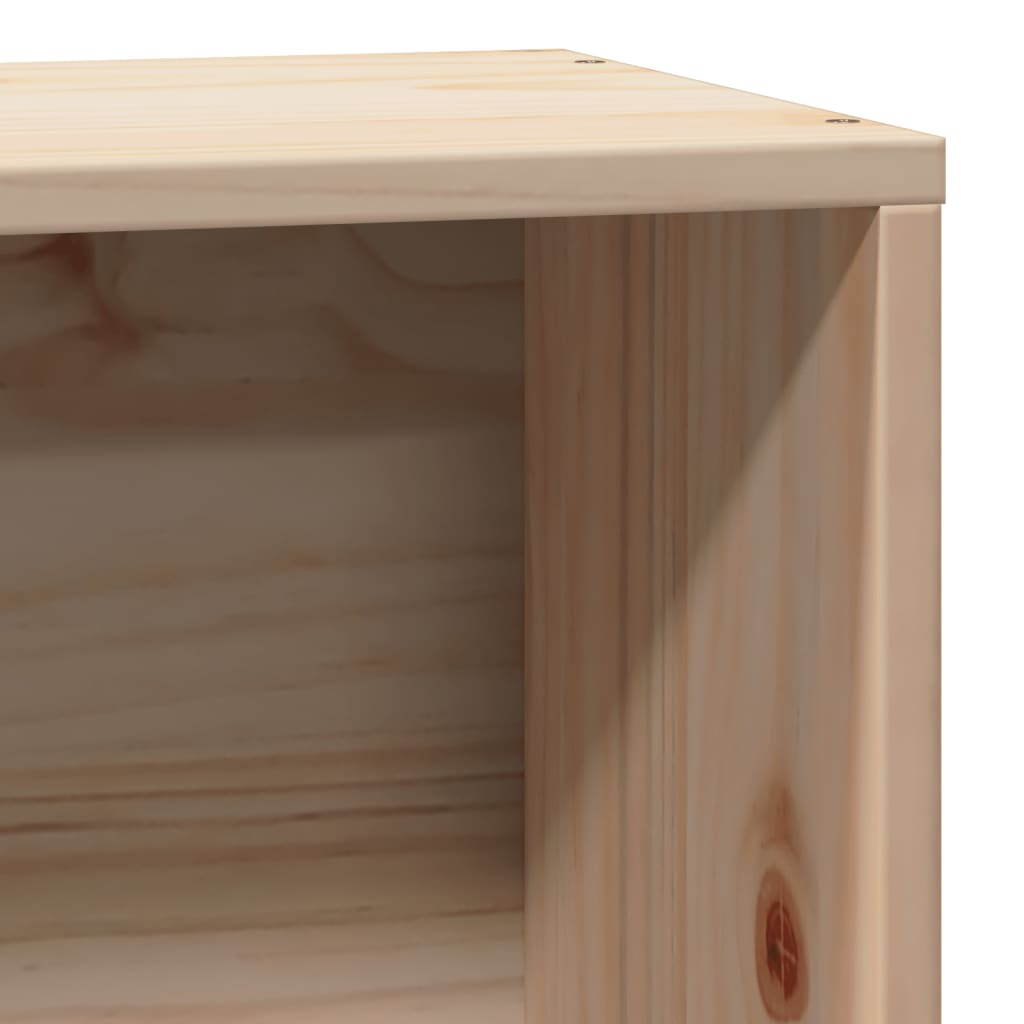 Giroletto con Libreria senza Materasso 75x190 cm in Legno Pino