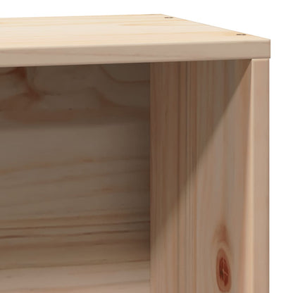 Giroletto con Libreria senza Materasso 75x190 cm in Legno Pino