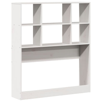 Letto Libreria senza Materasso Bianca 90x200 cm Legno di Pino