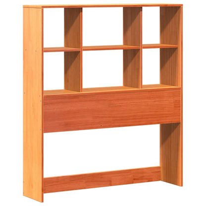 Letto Libreria senza Materasso Marrone Cera 75x190 cm Legno | homemem39