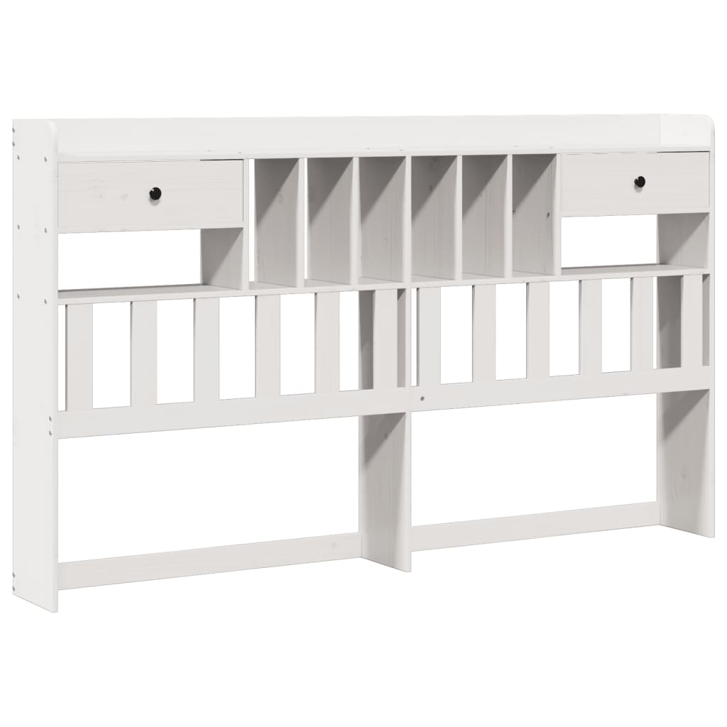 Giroletto con Libreria senza Materasso 180x200 cm in Legno Pino | homemem39