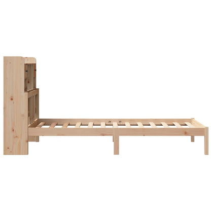 Letto Libreria senza Materasso 90x190 cm Legno Massello Pino - homemem39