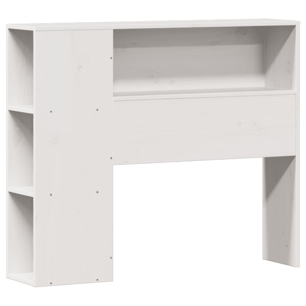 Letto Libreria senza Materasso Bianco 100x200 cm Legno di Pino - homemem39
