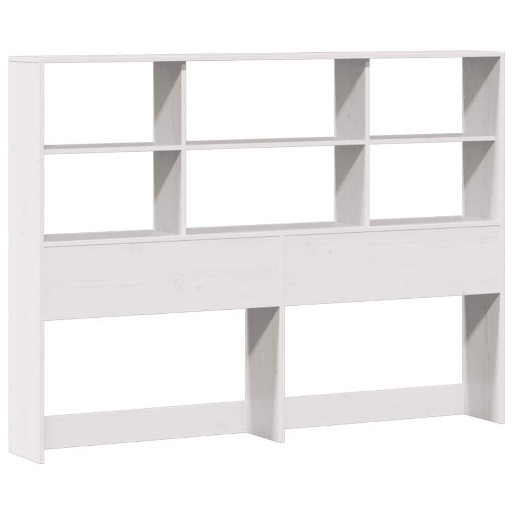 Letto Libreria senza Materasso Bianco 120x200 cm Legno di Pino - homemem39