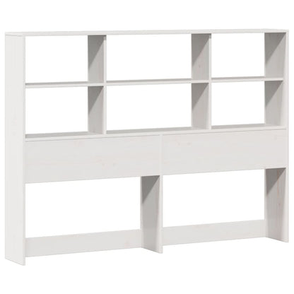 Letto Libreria senza Materasso Bianco 140x200 cm Legno di Pino - homemem39