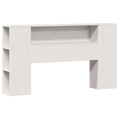 Letto Libreria senza Materasso Bianco 135x190 cm Legno di Pino - homemem39