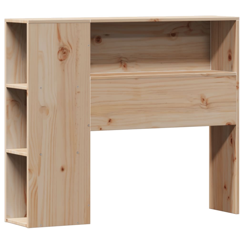 Giroletto con Libreria senza Materasso 75x190 cm in Legno Pino - homemem39