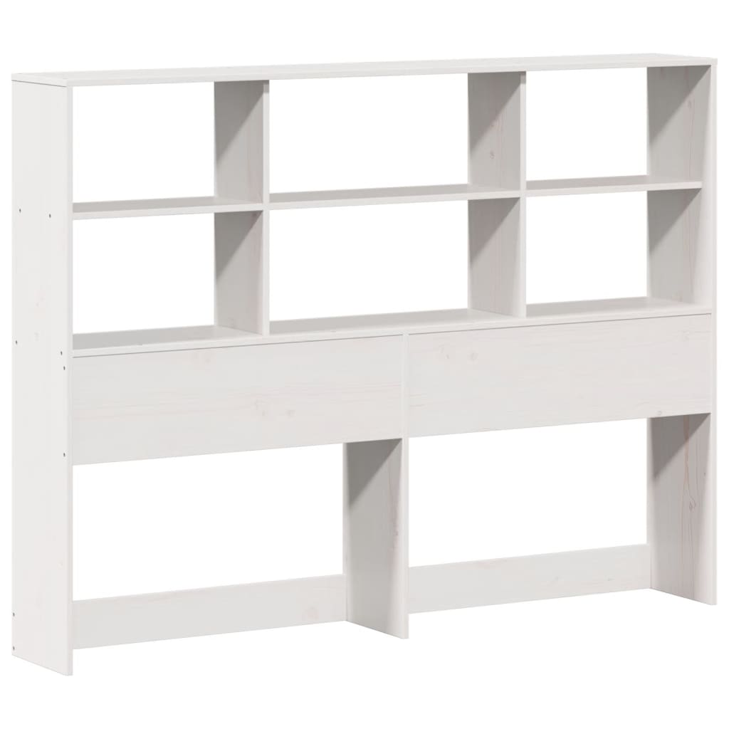 Letto Libreria senza Materasso Bianco 120x200 cm Legno di Pino - homemem39