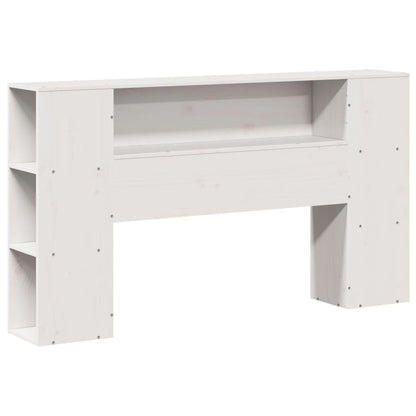 Letto contenitore senza Materasso Bianco 160x200 cm in Legno Massello di Pino | homemem39