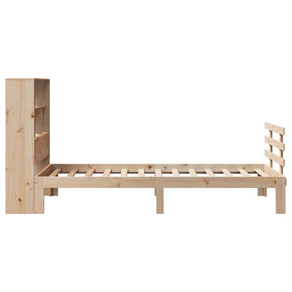 Letto Libreria senza Materasso 90x200 cm Legno Massello Pino - homemem39